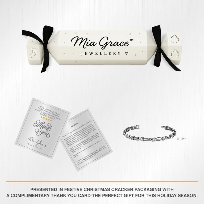 MGJ Austrian Crystal Row Bracelet & Earrings Set